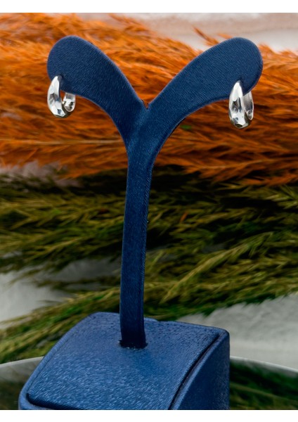 925 Ayar Gümüş Kalemli Spor Halka Modeli Popüler Kadın Küpe fiyatları