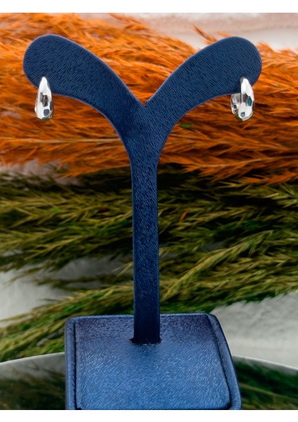 925 Ayar Gümüş Kalemli Spor Halka Modeli Popüler Kadın Küpe modelleri