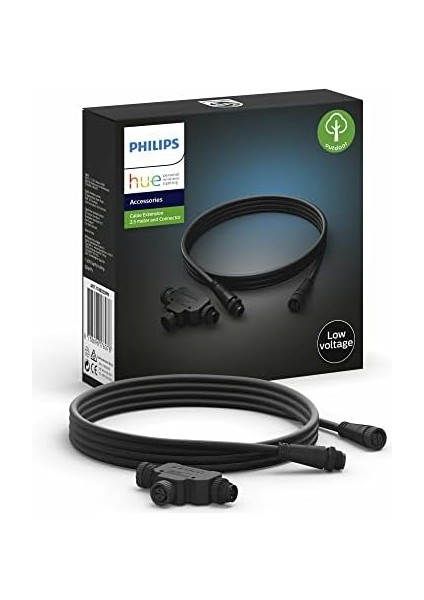 Hue Dış Mekan Low-Voltage Uzatma Kablosu 2,5m + T-Part Eu modelleri