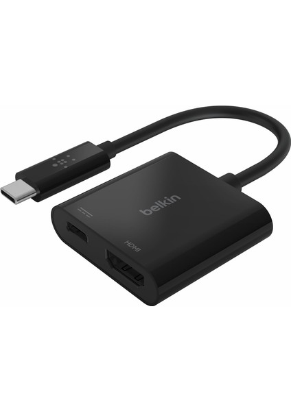 Usb-C-Hdmı Şarj Cihazı AVC002BTBK,4K UHD Videoyu, Bağlı Cihazlar Için 60 W’a Kadar Doğrudan Iletim Gücünü Destekler, Pro HDMI