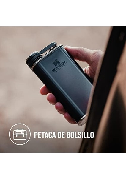 Klasik Paslanmaz Çelik Cep Matarası, 0.23 Lt modelleri