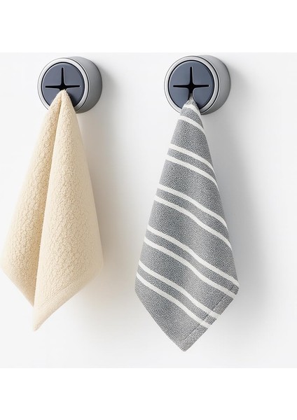 Store Pratik Tak-Çıkar Havlu Askısı - Kendinden Yapışkanlı, Vidalama Gerektirmez, 2’li Set – Mutfak,, Kapı Arkası Için Uygun