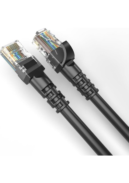 10 Metre Cat6 Network-Ağ-Ethernet Kablosu Siyah