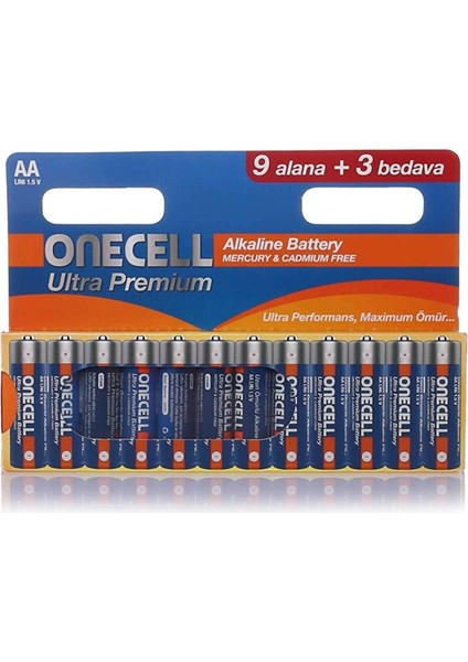 Ultra Premium Alkalin Aa Boy Pil 9+3