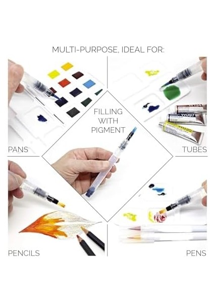 Su Hazneli Sulu Fırçası 6&apos;lı Paket fiyatları