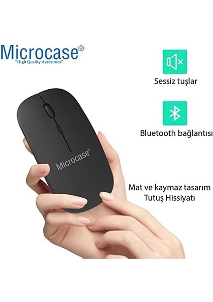 800-1200-1600 Dpı Kablosuz Mouse - AL2722 Siyah modelleri