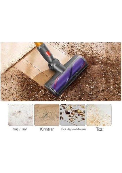 V7 V8 V10 V11 V15 ile Uyumlu Turbo Zemin Fırça Başlığı modelleri