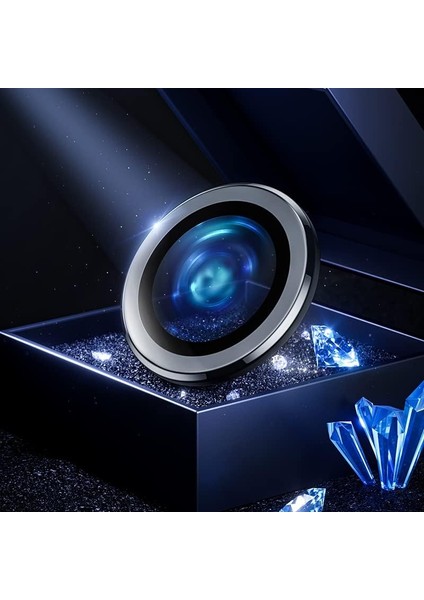 Heartz iphone 14 Pro / 14 Pro Max Siyah Için Kamera Lens Koruyucu Çizilmez Hd Görüntü Bozmaz Metal Temperli Cam fiyatları