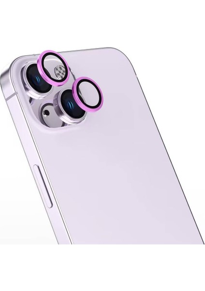 Zore Ile Uyumlu 16 Iphone 16 Plus Cl-15 Parmak Izi Bırakmayan Anti-Reflective Kamera Lens Koruyucu Pembe