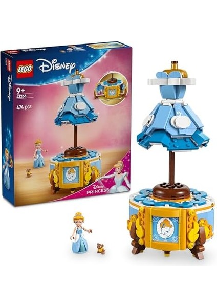 Sindirella&apos;nın 43266-9 Yaş ve Üzeri Prenses Seven Kız ve Erkek Çocuklar Için Sergileme ve Sindirella Mini Bebeği Içeren Yaratıcı Oyuncak Yapım Seti (474 Parça) modelleri