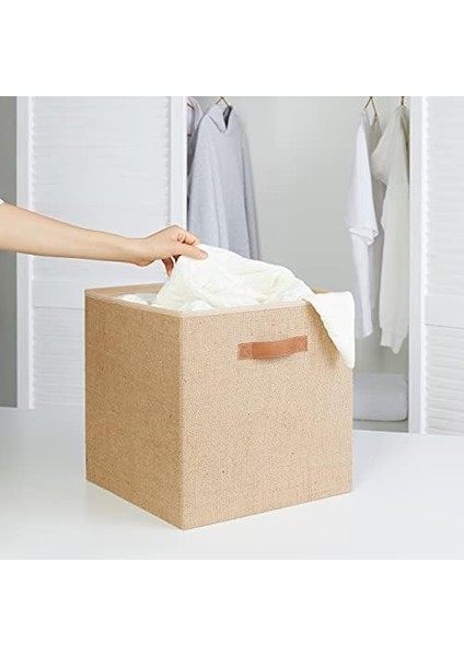 Textile 2&apos;li Jüt Kutu Set 33X30X33 cm modelleri