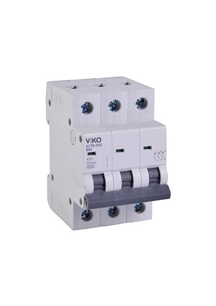 4VTB-3B63 Otomatik Sigorta 4,5ka B Tipi 3 Kutup 63A modelleri