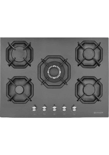 ve Afm Tech Markalı / Vip 5 Gözlü 1'wok Siyah Ankastre Set ( 22 385 + FM7701 + FM3301 ) modelleri