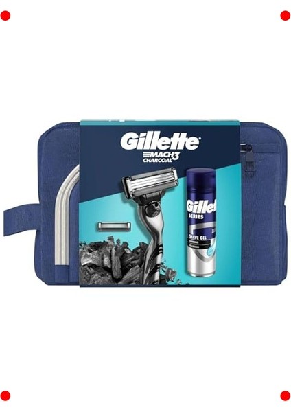 Tıraş Seti: Kömürlü Jel ve Bıçaklar