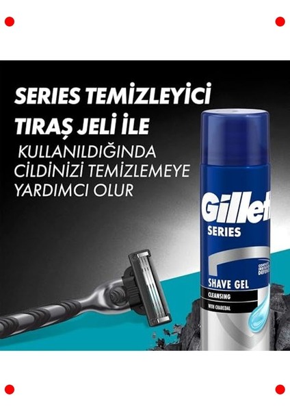 Tıraş Seti: Kömürlü Jel ve Bıçaklar modelleri