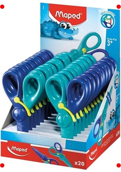 Güvenli Çocuk Makası - Ergonomik Tasarım (12 Cm)