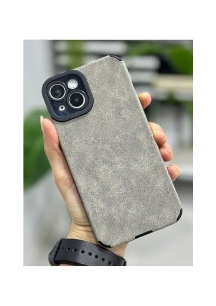 Go Aksesuar 14 ile Uyumlu Alcantara Tasarımlı Esnek Silikon Kılıf modelleri