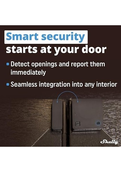 Blu Kapı/pencere Siyah | ile Çalışan Kapı ve Pencere Sensörü | Ios Uygulaması | Uzun Ömürlü Pil | Lüks ve Eğim Açısı Ölçümü modelleri