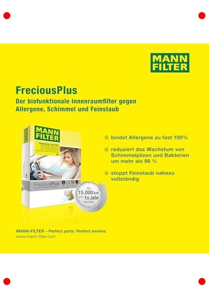 Anti-Alerjen Kabin Hava Filtresi Fp 8430 indirimleri