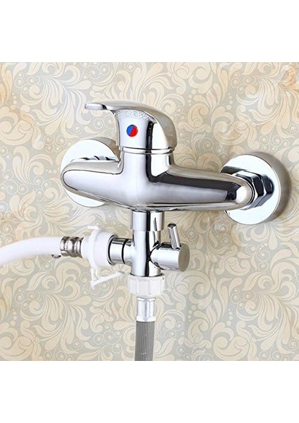 Rusee 3 Yollu Değiştirme Vanası, Valf Değiştirme Şalteri G 1/2 Inç Masif Pirinç Duş Değiştirme Vanası Duş Sistemi Yedek Parçası, Krom Cilalı fiyatları