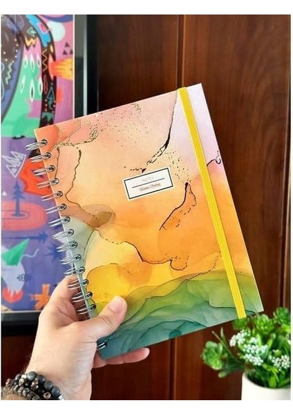 Journals Sert Kapaki Spiralli Defter 17X24 cm 90 Gr. 96 Yp.çizgili