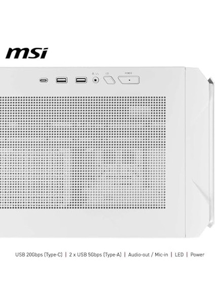 Mpg Velox 300R Aırflow Pz Temperli Cam 2 x 120MM 1xx 120 mm Fan E-Atx Gaming Bilgisayar Kasası fiyatları