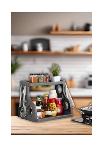 Life Tezgah Üstü Organizer Düzenleyici Gri Renk MIT1066 fiyatları