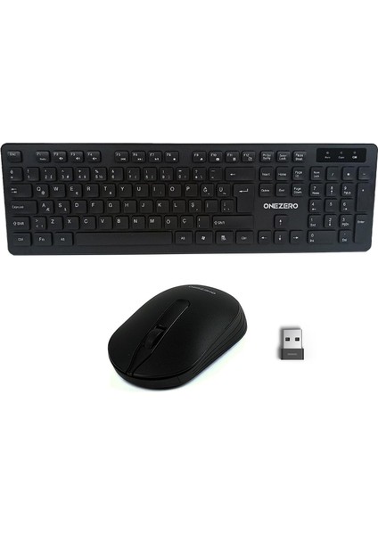 MT13 Kablosuz Klavye Mouse Set 2.4g Q Türkçe Fn-Multimedya Optik 1600DPI