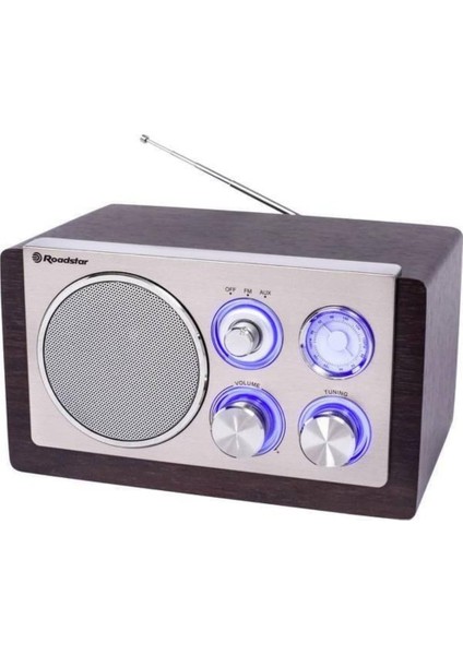 HRA-1245 Retro-Radyo Ukw ve Mw (Teleskop-, Pil ile Çalışabilir), /gümüş