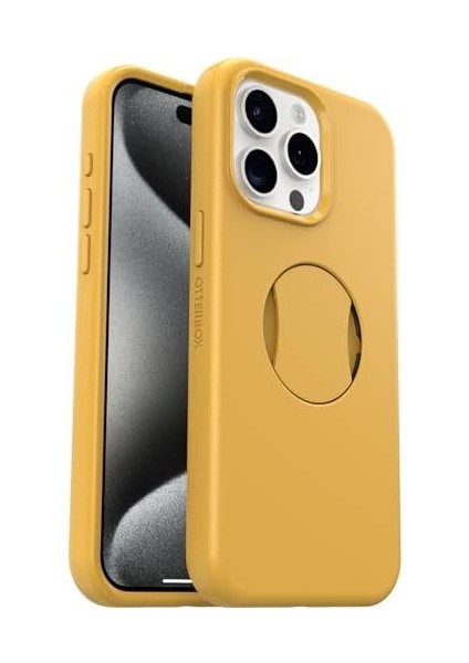 Ottergrip Symmetry, 15 Pro Max Için Kılıf, Uyumlu, Düşmeye Dayanıklı, Saplı Kılıf, 3x Askeri Standartlara Göre Test Edilmiştir, Sarı modelleri