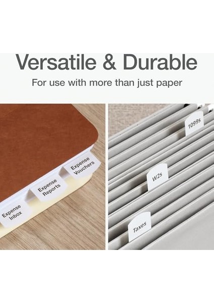 Printable Dizini Tabletler, 1 1/8 x 1 1/4, Beyaz, 375/PAKET modelleri