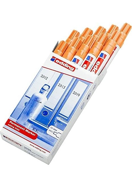 3000 Permanent Markör - Açık Turuncu - 1 - Yuvarlak Uç 1,5-3 mm modelleri