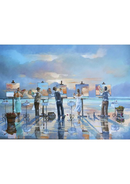 Puzzle - Fırça Darbeleri / 1000 Parça Puzzle, #1132