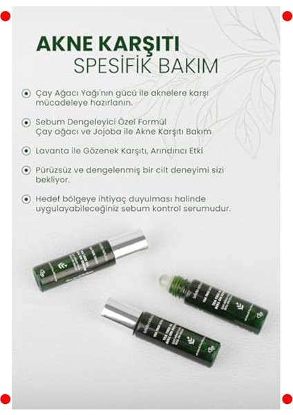 Çay Ağacı Yağlı Akne Karşıtı Roll-On 10 ml fiyatları