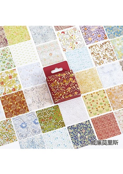 William Morris Temalı 45 Adet Seti • Bullet Journal