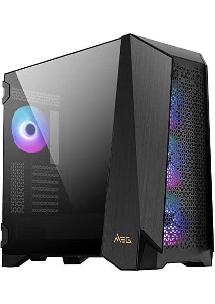 Meg Prospect 700R Temperli Cam 4 X140MM A-Rgb Dokunmatik IPS Panel E-Atx Gaming Bilgisayar Kasası modelleri
