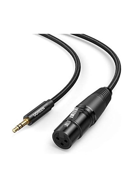 3.5mm To Xlr Mikrofon Ses Kablosu Örgülü 1 Metre fiyatları