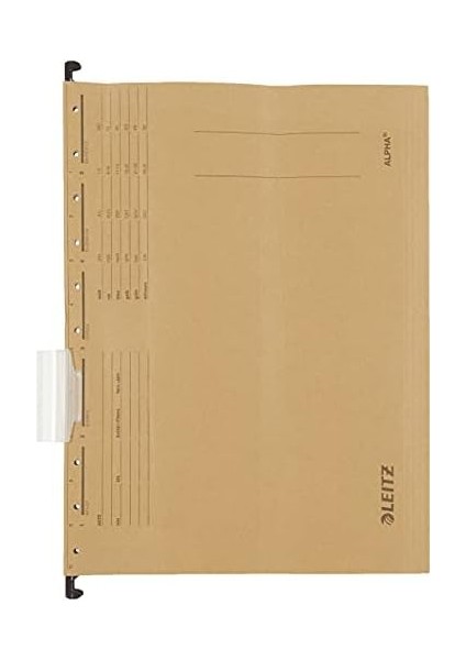 Alpha Askılı Dosya, Telsiz, A4, Kese Kağıdı Rengi, 10&apos;lu Paket, 19153000 fiyatları