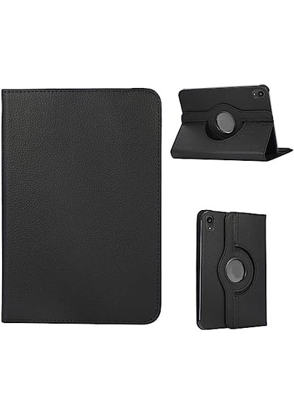 iPad 10.nesil ile Uyumlu Wi-Fi MPQ13TU/A10.9 Inç Kılıf 360 Derece Dönerli Yatay Dikey Standlı Deri Tablet Kılıf iPad 10.nesil 10.9 Inç 360 Derece Döner Tablet Kılıf (Siyah) fiyatları