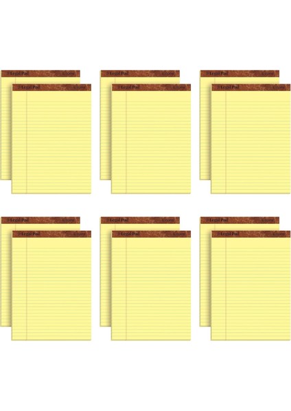 Yasal Pedler, Kanarya, 12/paket Her Gün Için 20,5 x 11,75 cm Kanarya