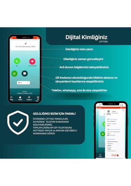 Akıllı Qr Kimlik - 4 Adet fiyatları