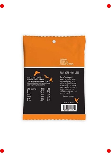 Bronz Ekstra Hafif Gitar Teli (010/047) fiyatları