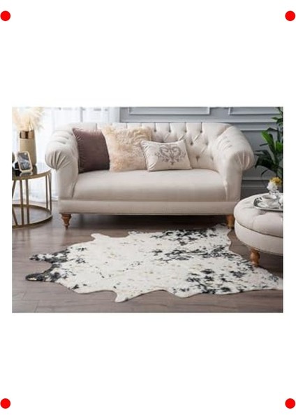 Doğal Dana Post Halı Dekoratif Kürk