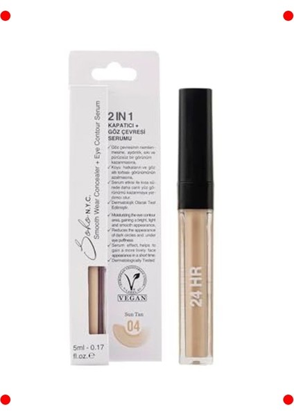 Göz Altı Kapatıcı Serum & Kapatıcı No:4 Sun Tan 5 ml