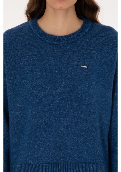 Kadın Lacivert Kazak /triko 50310021-VR033