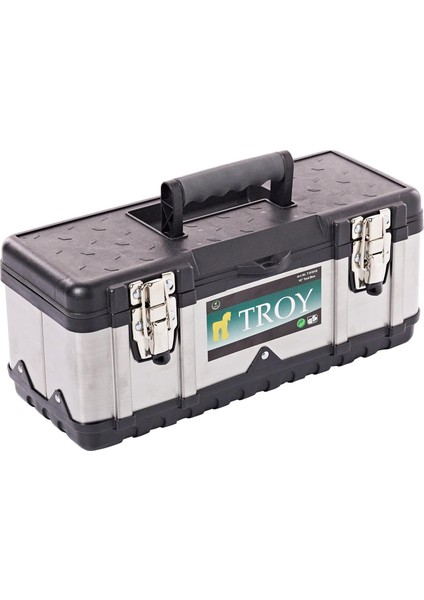 T 91016, Metal Takım Çantası (16"), Siyah, Gri