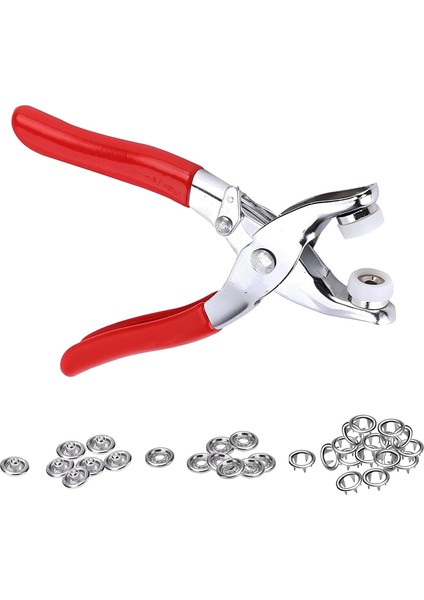 9,5 mm Metal Çıtçıt Düğme ve Seti – 25&apos;li Dayanıklı Perçin Çıtçıt Takım – El Işi, Dikiş, Bebek Kıyafeti, Çanta ve Tekstil Için Uygun Düğme Seti