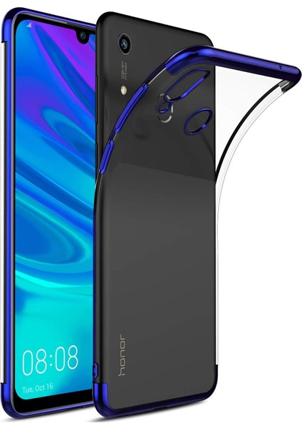 Honor 8A Kılıf Skyfall Transparent Clear Mavi