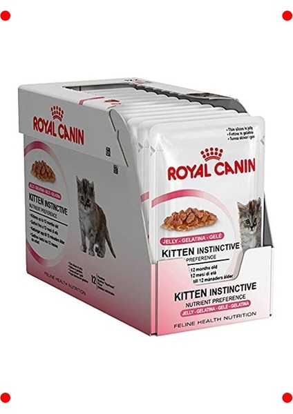 Yavru Kedi Yaş Mama, Gravy Soslu, 85GR x 12'li Paket