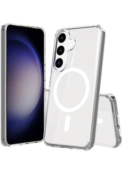 Telefon Kılıfı Galaxy S23 Fe ile Uyumlu Şeffaf Kamera Korumalı Uyumlu Telefon Kılıfı